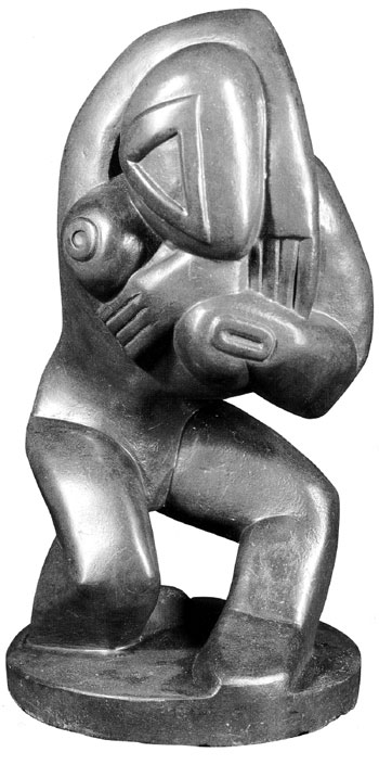 Cкульптура Анри Годье-Бржеска "Танцовщица из красного камня" (1914)